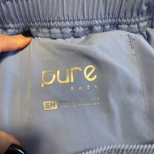 Pure Soft Cecil Blue Scrub Pants